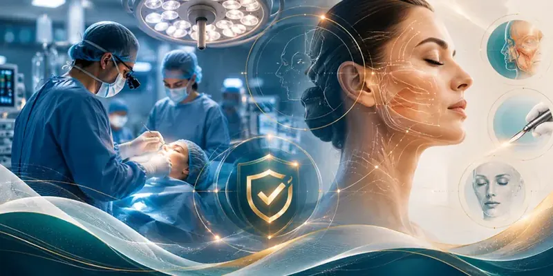 Facelift safety guide — accredited operating room, surgical precision and patient protection