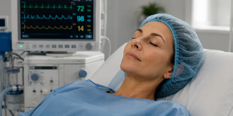 Twilight sedation for facelift