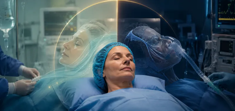 Twilight vs general anaesthesia for facelift
